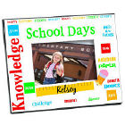 School Days Printed School Frame